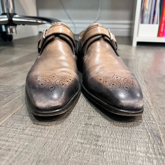 Magnanni Men’s Size 9.5 Leather Shoes - Picture 5 of 10